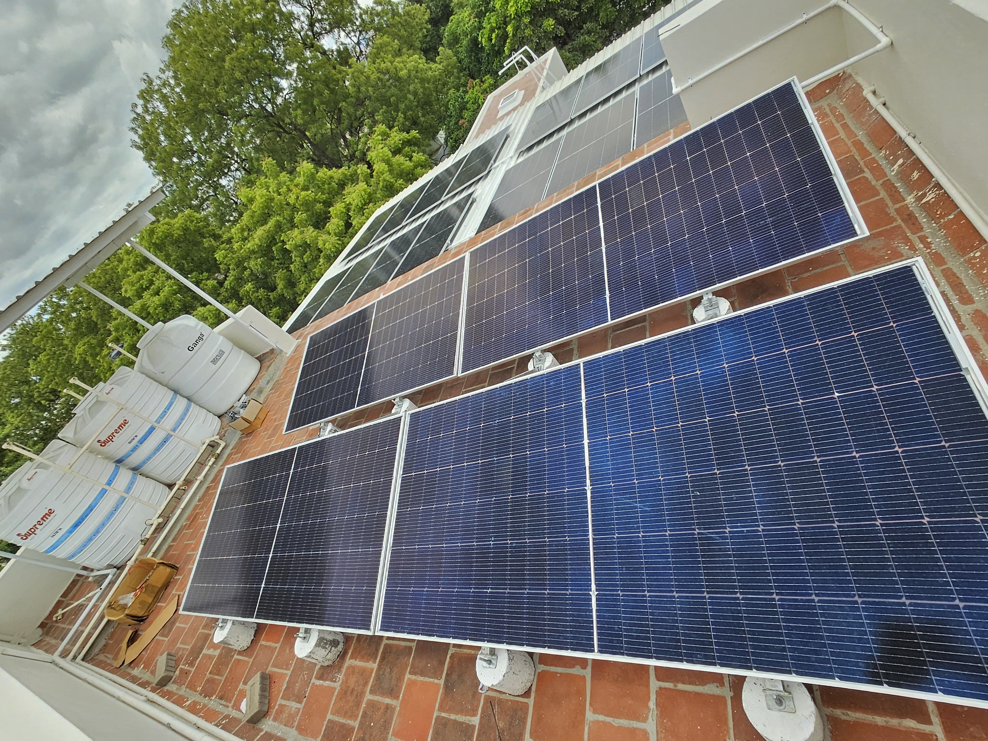 Residential solar installation 2
