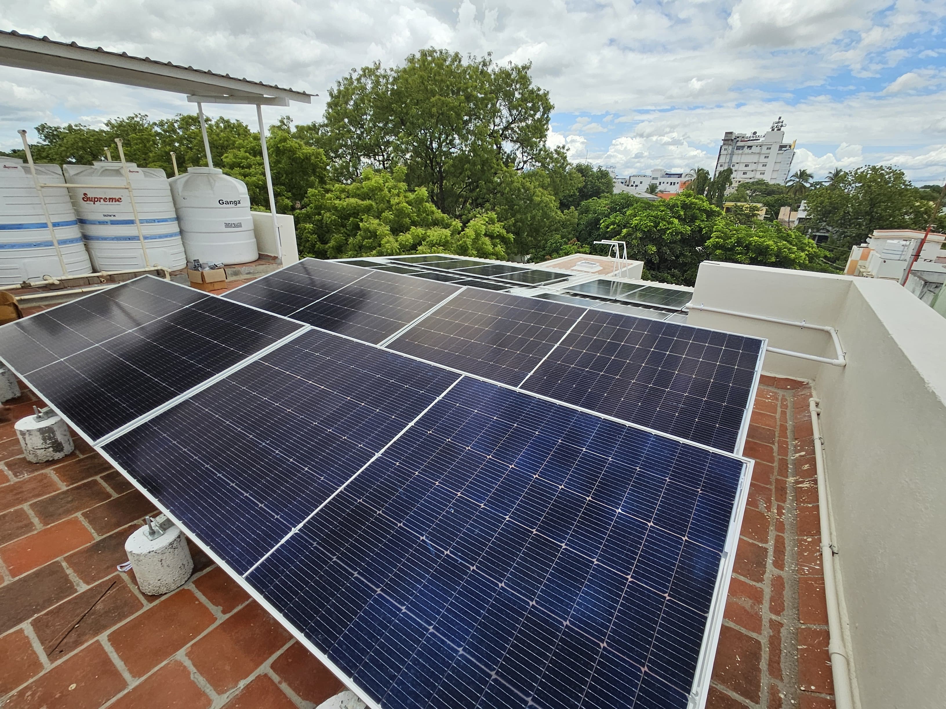 Residential solar installation 6